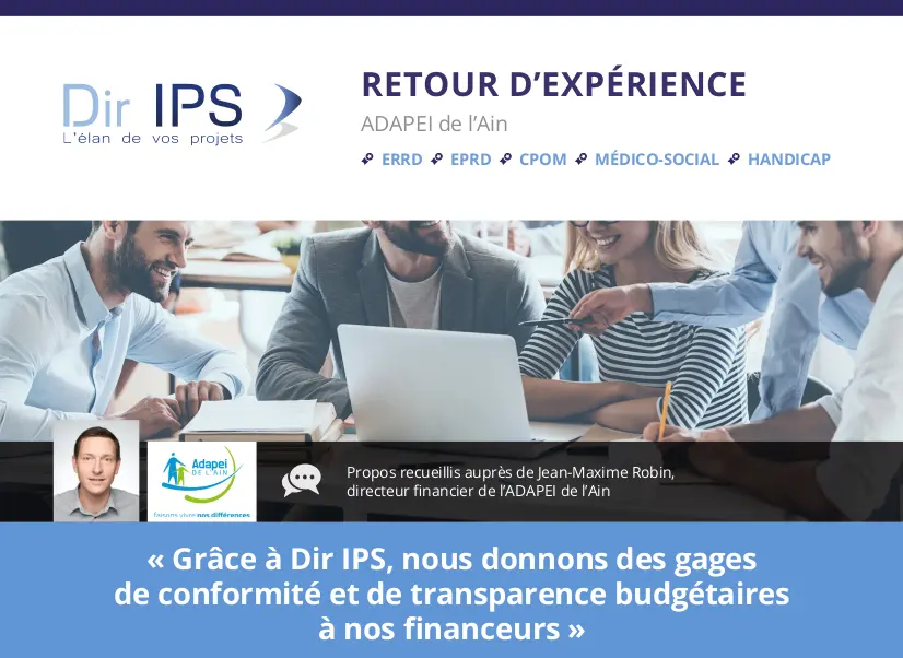 L’avis du directeur financier de l’Adapei de l’Ain sur Gestionnaire